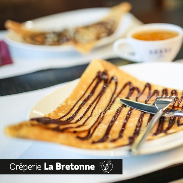 Crêpe avec chocolat Crêperie La-Bretonne.com
